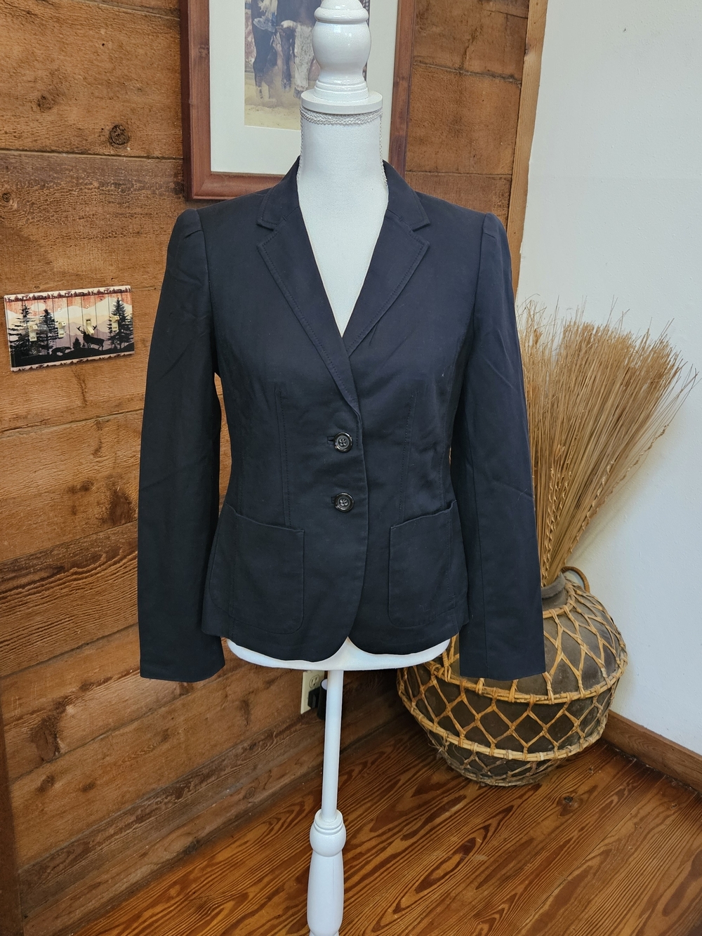 Banana Republic Black Tailored Women's Blazer